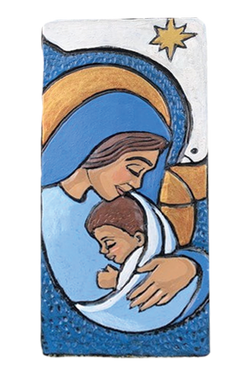 Mother and Child Ceramic Tile