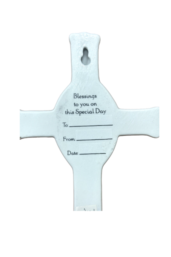 Porcelain Baptism Cross