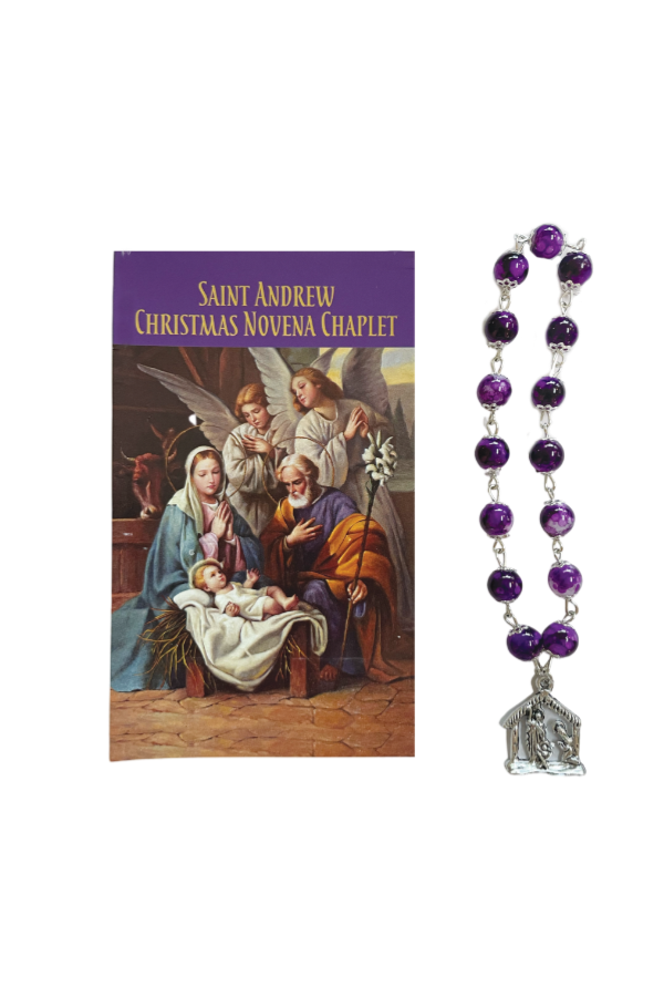 Christmas Novena Chaplet with Prayer Card