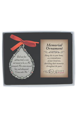 "God Saw Her" Memorial Ornament