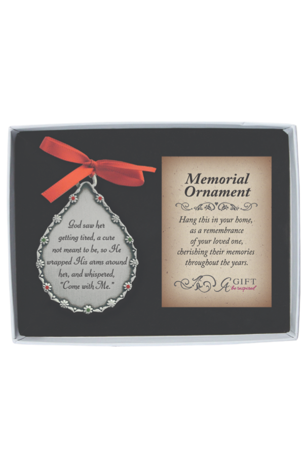 "God Saw Her" Memorial Ornament