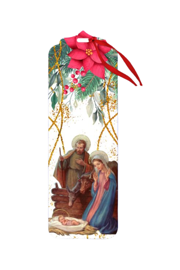 Holy Family Wooden Bookmark