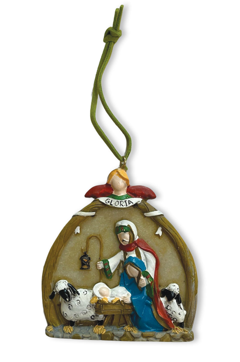 Gloria Nativity Ornament