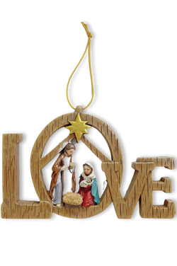 Love Nativity Ornament