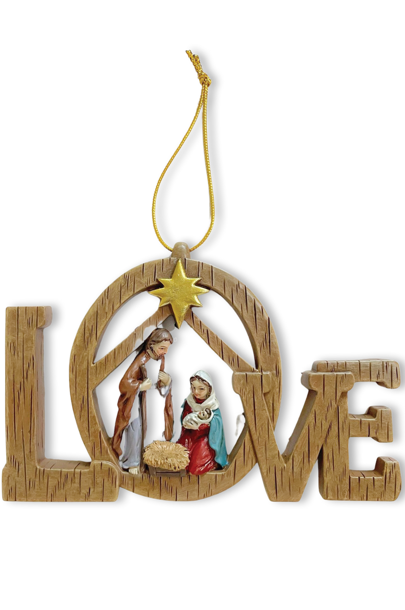 Love Nativity Ornament