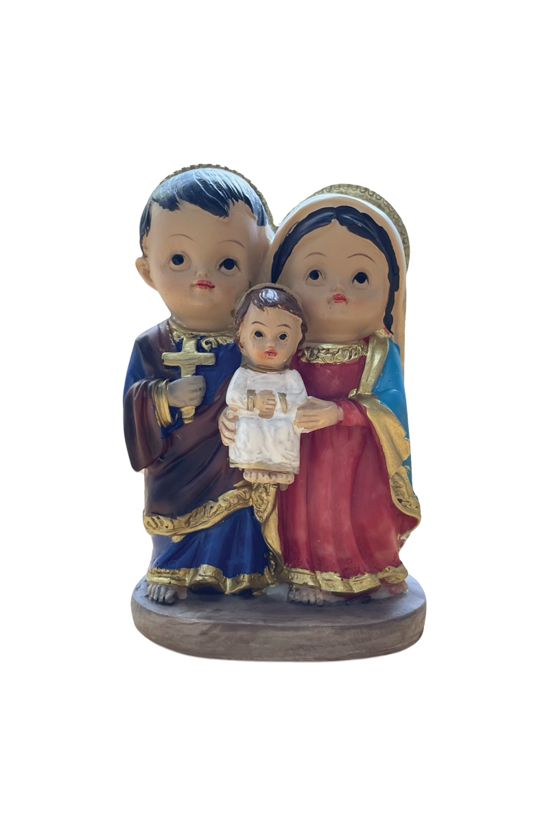 Holy Family Statue 4"