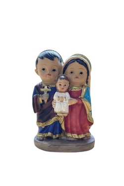 Miniature Holy Family Statue 4"