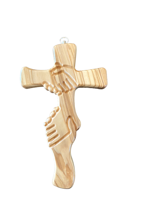 Olive Wood Friendship Cross