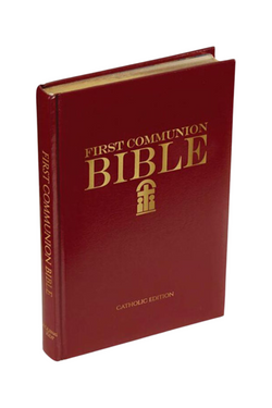 Children's First Communion Bible - Burgundy