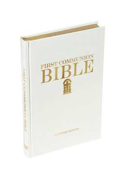 Children's First Communion Bible - White
