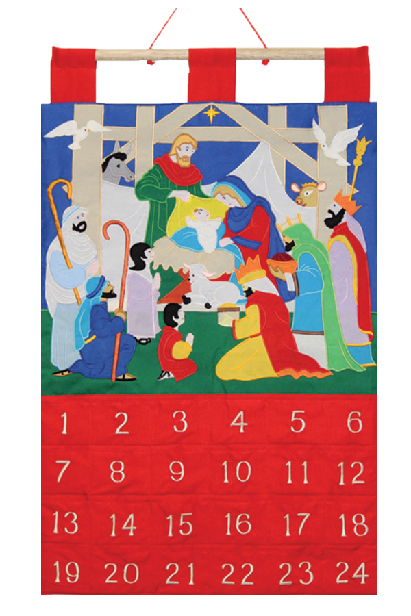 Alleluia Fabric Advent Calendar