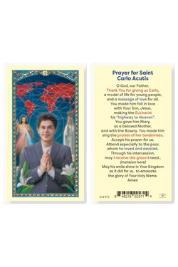 St. Carlo Acutis Holy Card