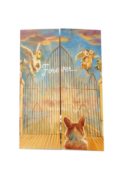 Happy in Heaven Pet Remembrance Card