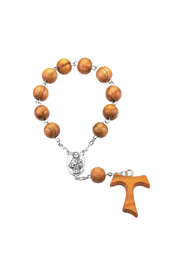 One-Decade St. Francis Tau Rosary – The Franciscan Store