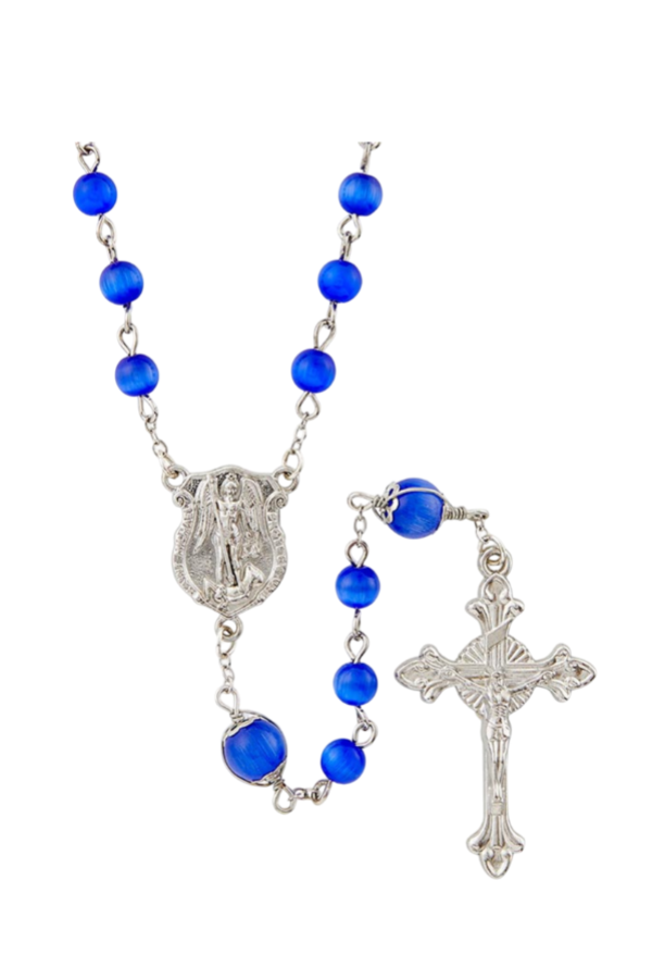 St. Michael Wire-Wrapped Rosary