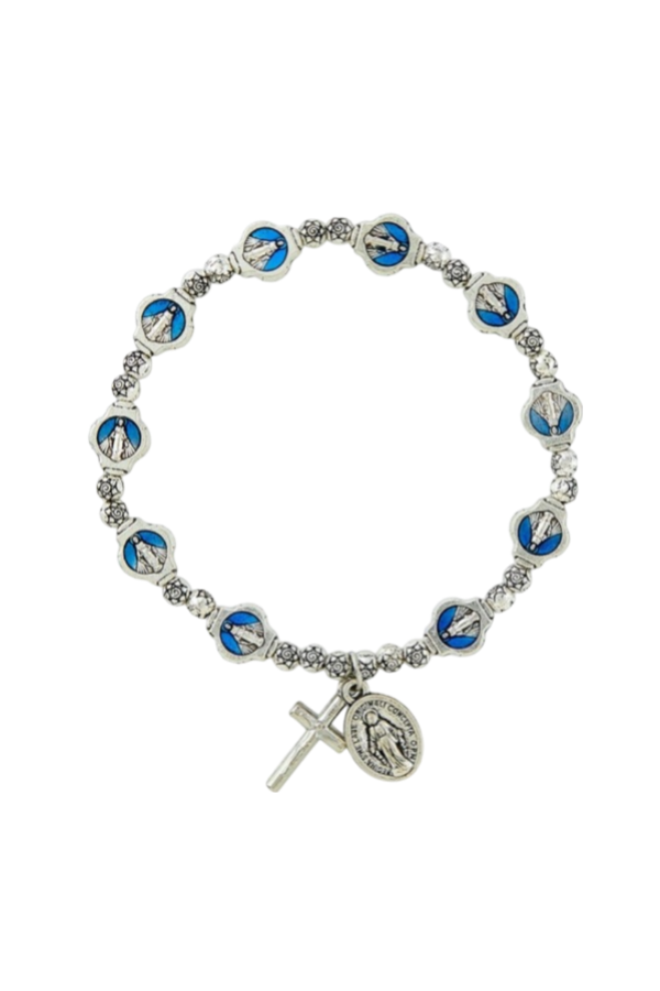 Elastic rosary bracelet deals