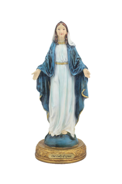 8" Our Lady of Grace Statue