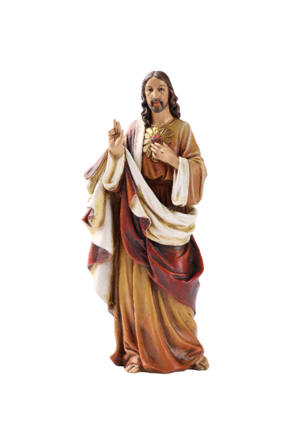 6 1/4" Sacred Heart of Jesus Statue