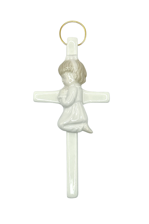 Praying Girl Wall Cross