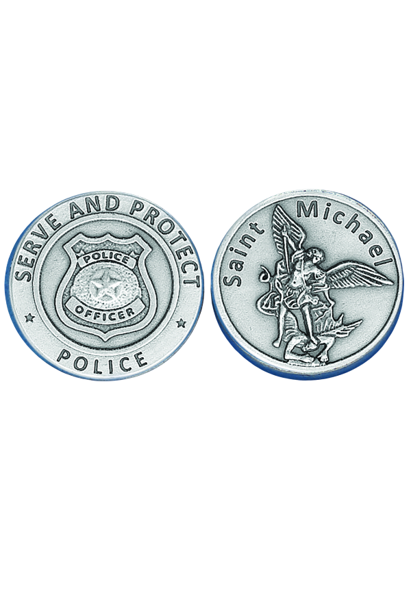 St. Michael Pocket Token - Police
