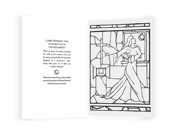 St. Clare of Assisi Meditative Coloring Book