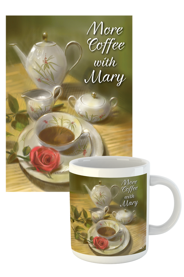 "More Coffee With Mary Volume 2" <br>Booklet and Mug