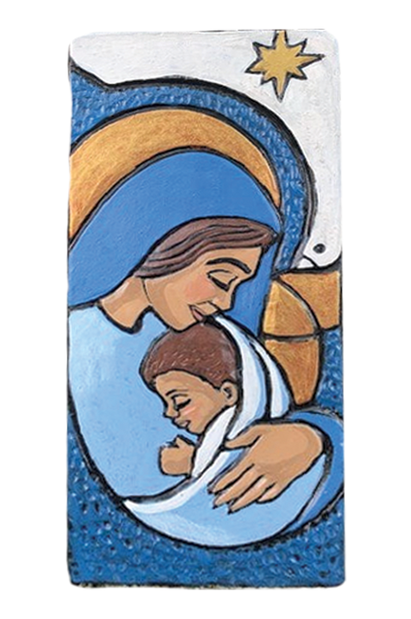 Mother and Child Ceramic Tile