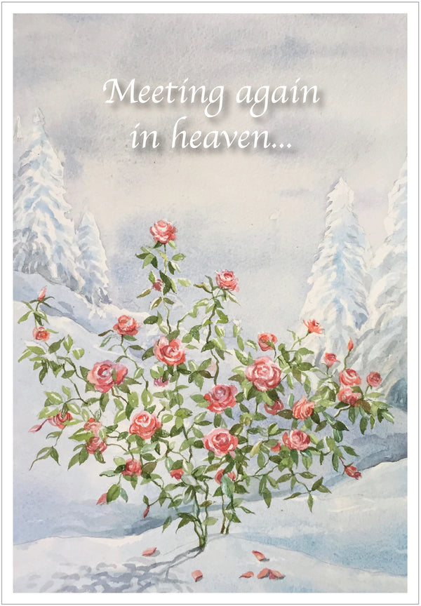 The Roses In Winter Card