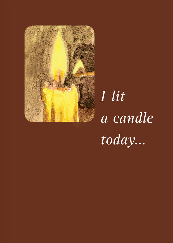 Memorial Candle Card