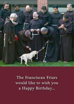 Friar Birthday Card