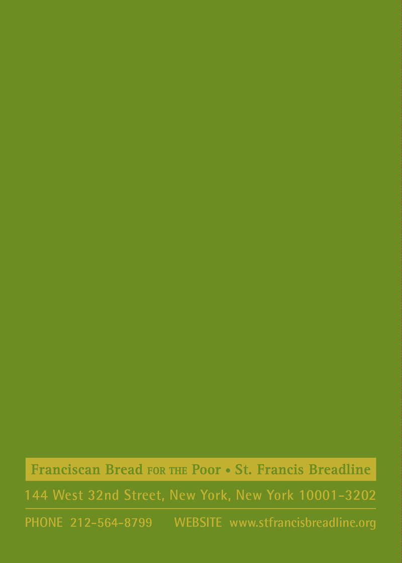 St. Francis Breadline: Easter Card