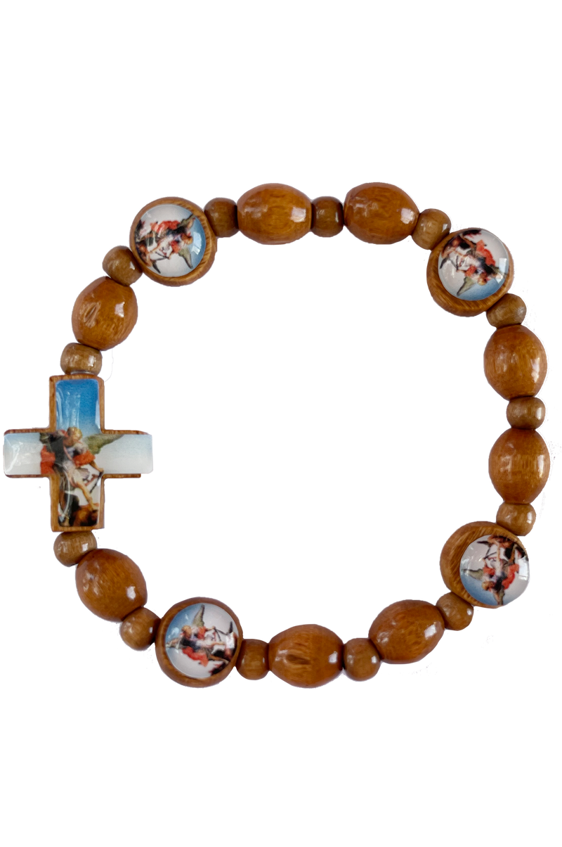 Personalized St Michael Bracelet – Laudate Mariam