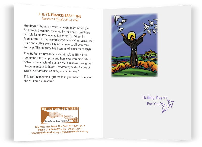 St. Francis Breadline: <br> Healing Card