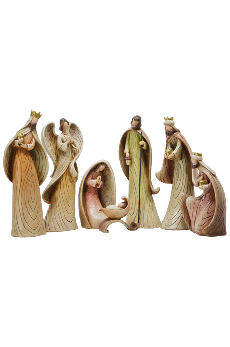 7 Piece Elegant Nativity Set