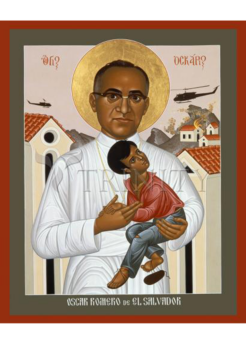 St. Oscar Romero of<br>  El Salvador Holy Card