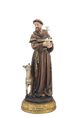 8" St. Francis of Assisi Statue