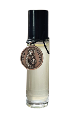 St. Anthony Devotional Oil with Saint Medal